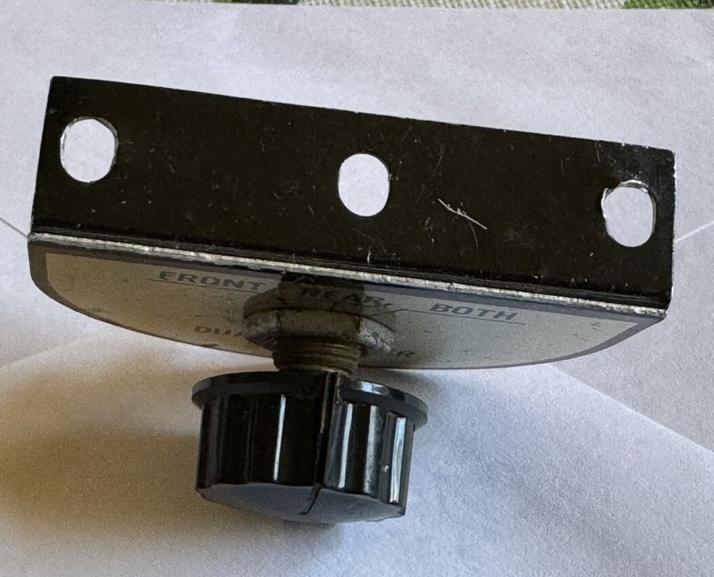 Vintage Car Speaker Switch Front/Rear/Both (3 Position)