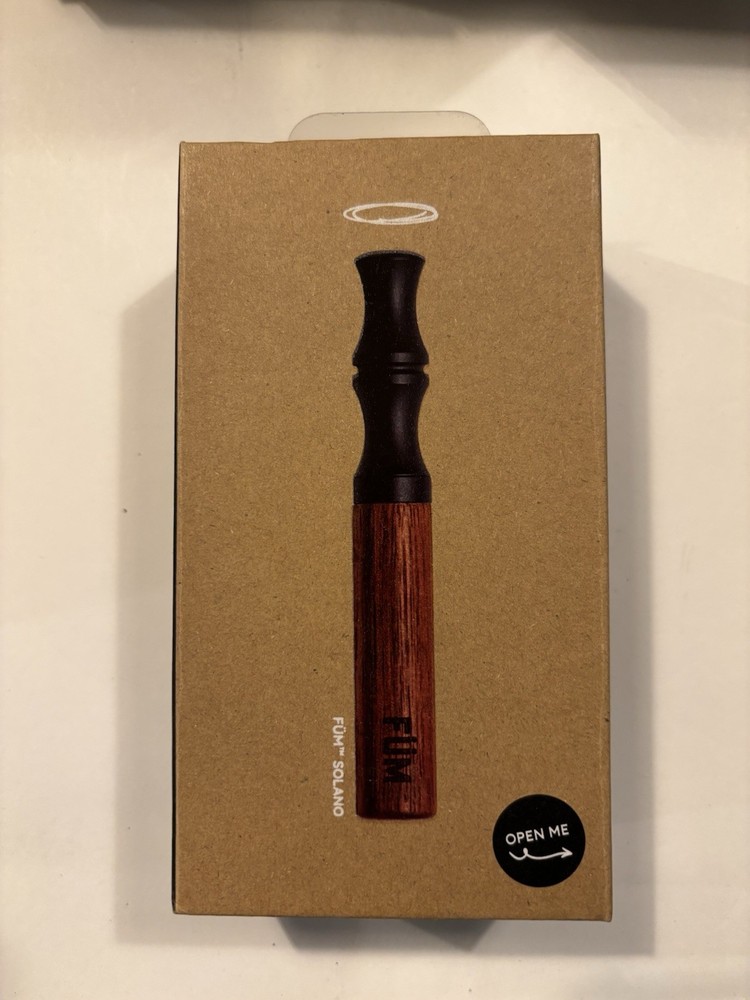 FUM  FÜM Solano Diffusive Device Stop Smoking Fidget And Fixation Walnut & Black