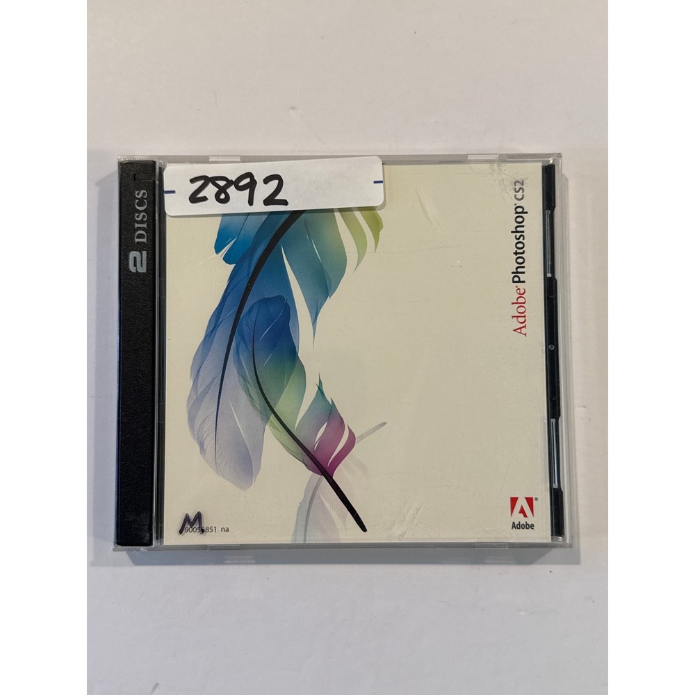 Adobe Photoshop CS2 w/ Serial Number written on back
