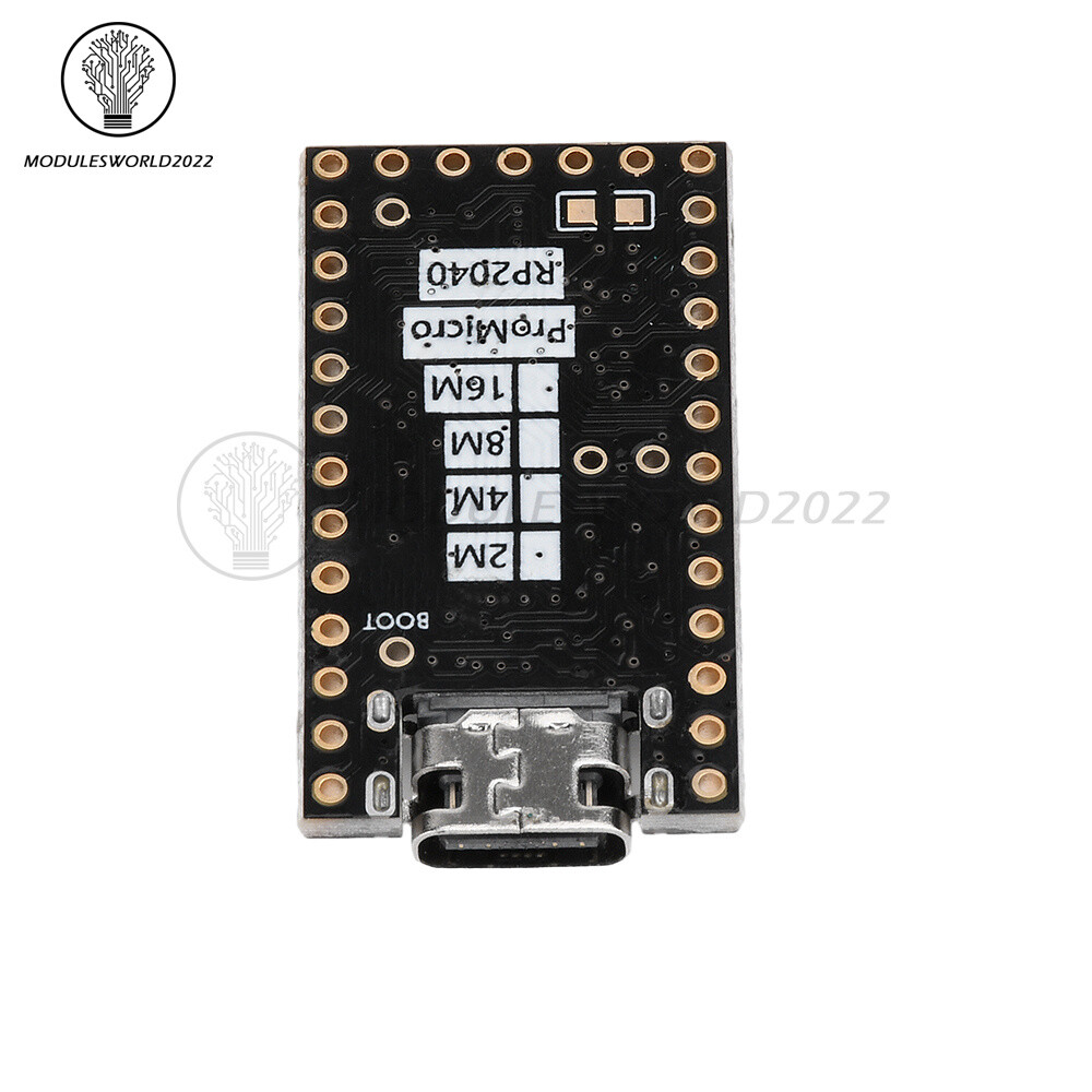 1-10Piece 4/16MB RP2040 Pro Micro Development Board Type-C for Raspberry PI