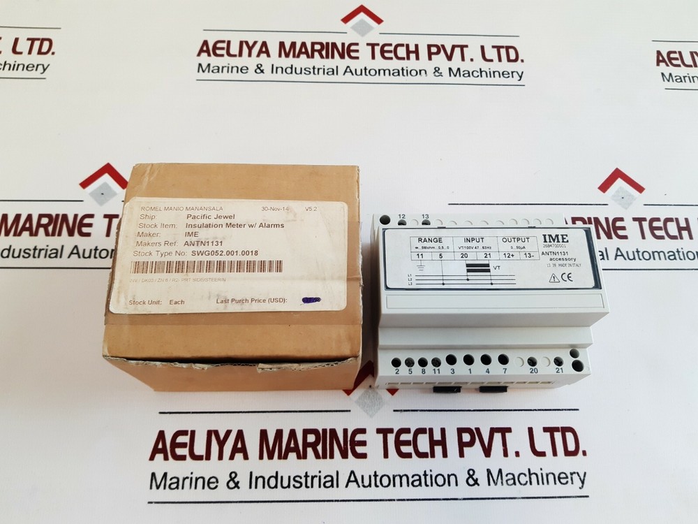 Ime 2684700001 insulation meter w/alarms