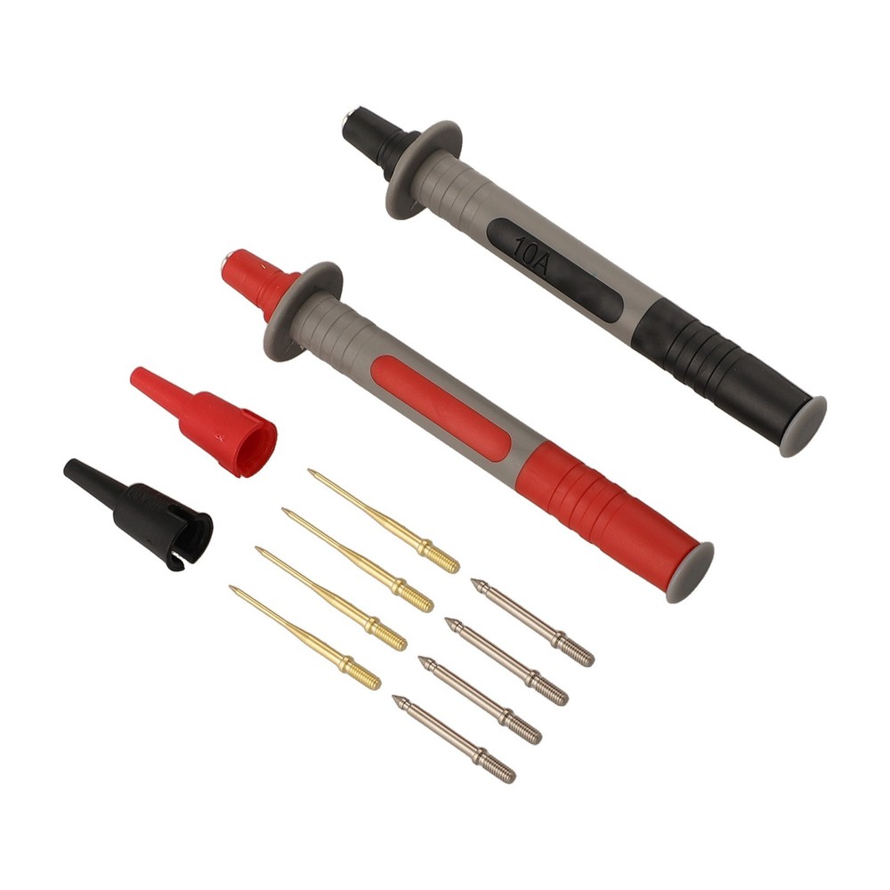 Innovative Design 2pcs Multimeter Probes Featuring Replaceable Needles