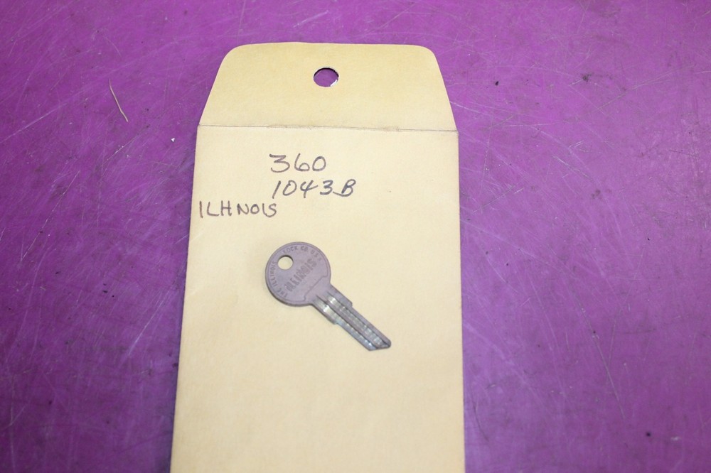 Illinois 1043B Key Blank. See pic.