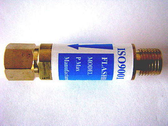 Oxygen Torch Welding, Brazing Torch End FLASHBACK ARRESTOR, 9/16 "B" fitting