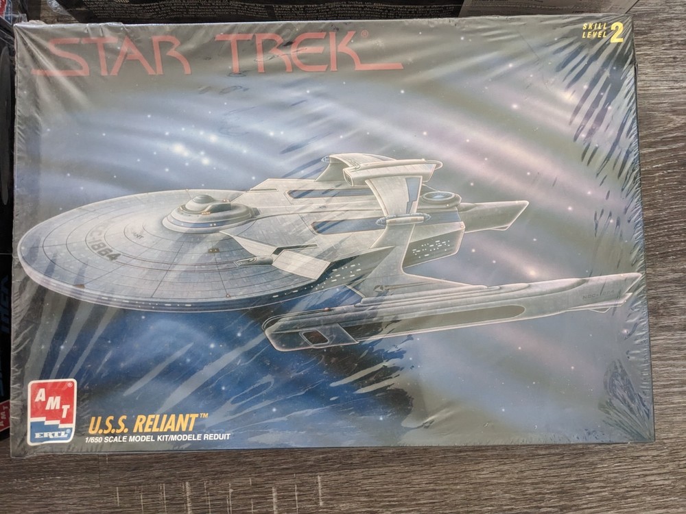 amt star tek space ship model lot