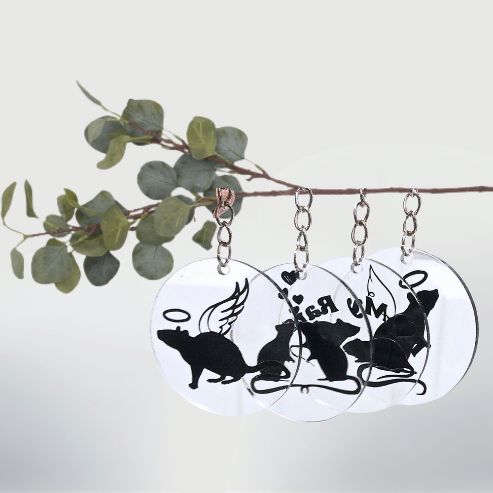Delightful Rat Keychains
