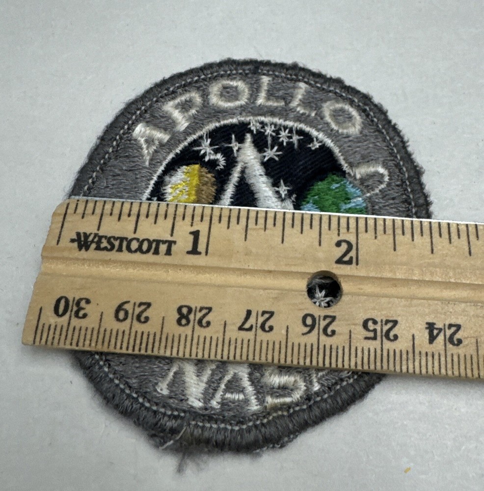 Apollo NASA 3" Round Patch Used 2.5”