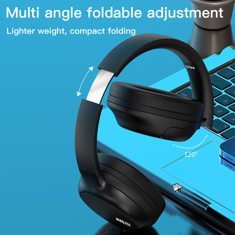 Foldable Wireless Bluetooth Headset Headphone For Apple iPhone 16e/Pro Max/Plus