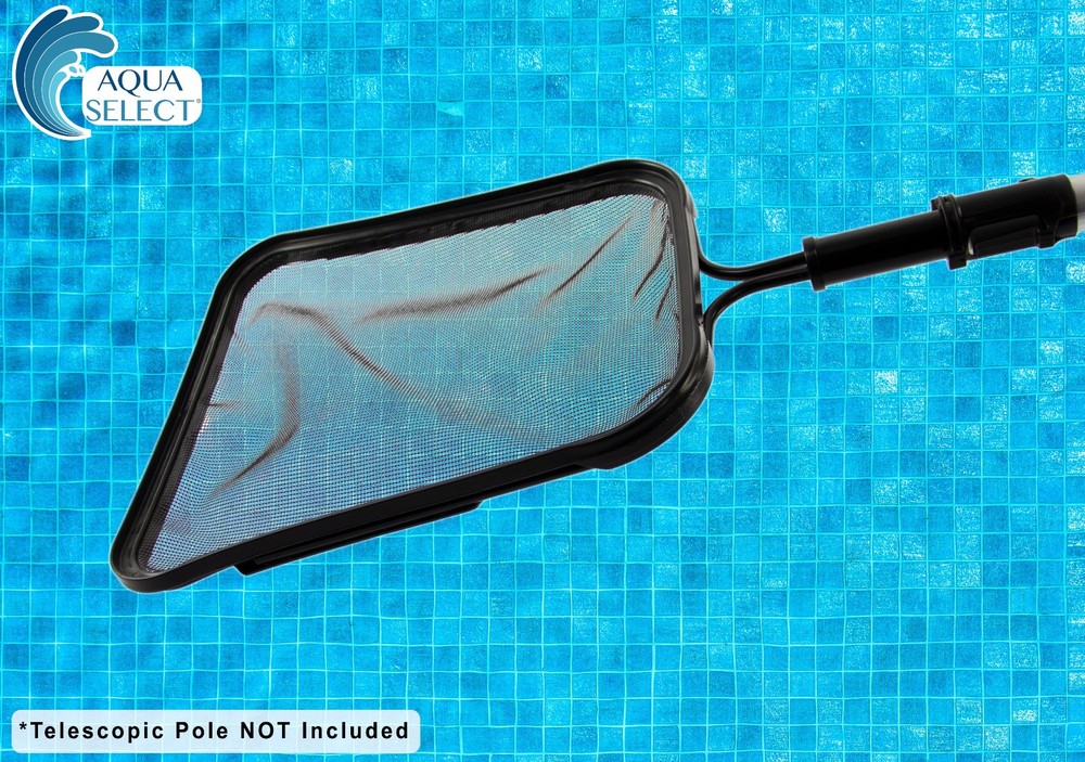 Aqua Select® Aluminum Handle Leaf Skimmer With Extra Replacement Net