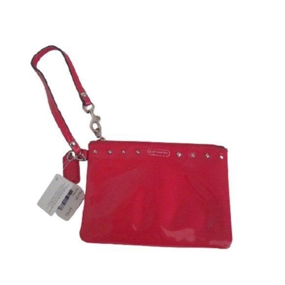 Coach Studded Liquid Gloss Small Wristlet
