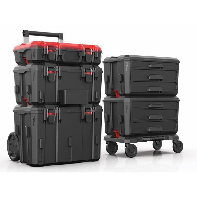 Rolling Dolly Tool Organizer Heavy-Duty Storage Easy Slide System Modular Mobile