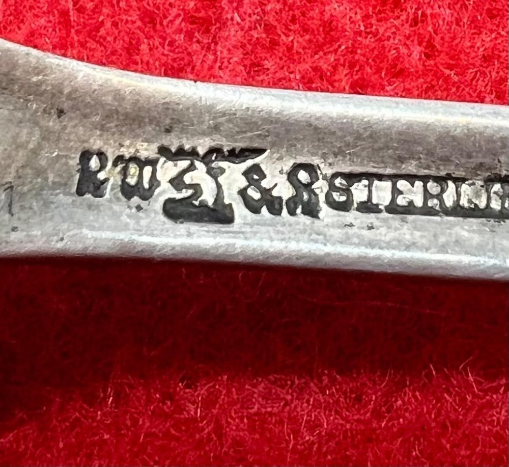 RW Higher Education 1900's Sterling Silver Spoon Globe Handle