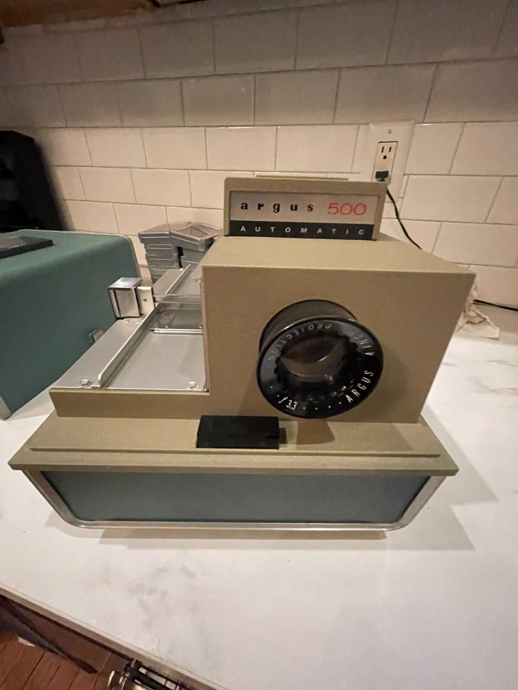 Argus Slide Projector 500 Electromatic Model 58