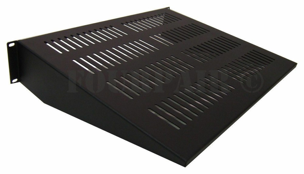 3 Pack - 19" 2U Cantilever Data Server Network Rack Mount Vented Shelf 15" Deep