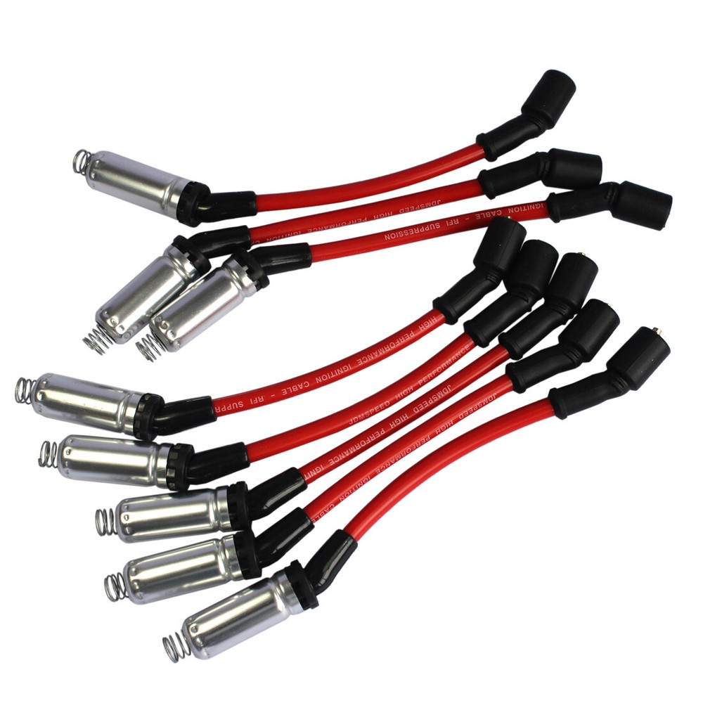10.2MM High Performance Spark Plug Ignition Wire Kit For 2000-2009 CHEVY GMC