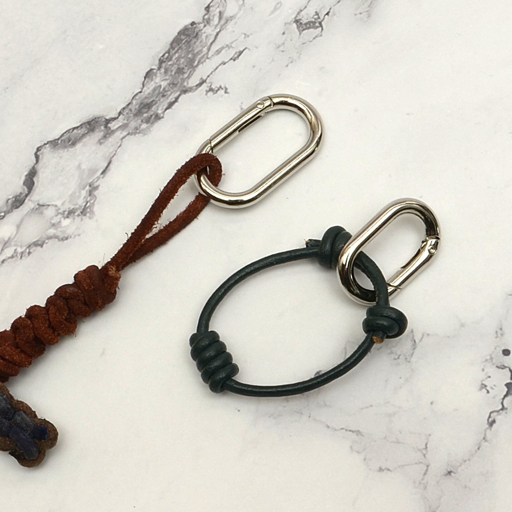 Open Oval Ring Two Size Key Ring Making Sub-materials Leather craft tools