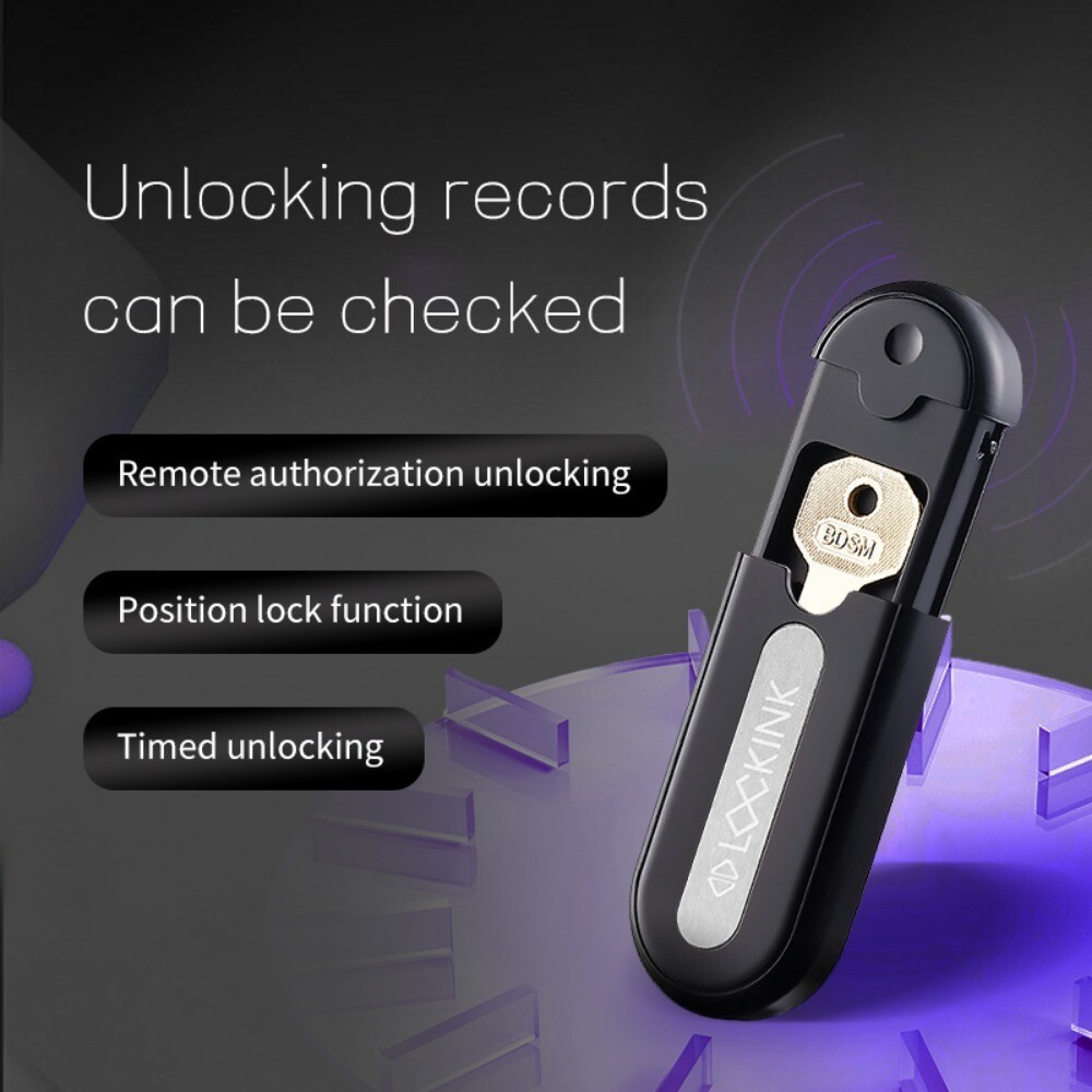 APP Bluetooth Remote Control Chastity Lock Key Cage Chastity Device Lock Box New