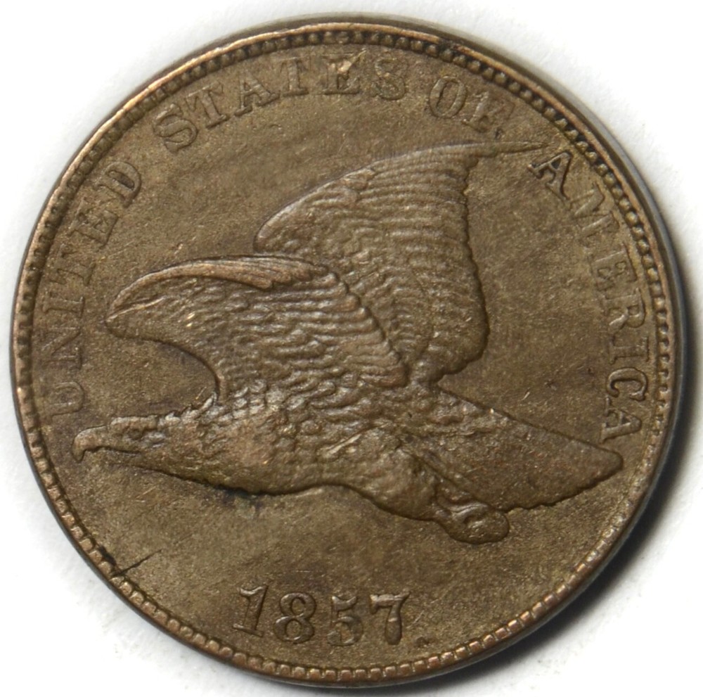 1857 1C Flying Eagle Cent