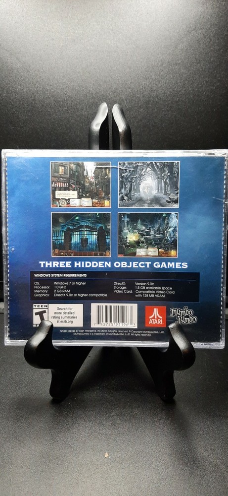 Midnight Mysteries Trilogy By Atari PC DVD-ROM 3 Hidden Object Computer Game