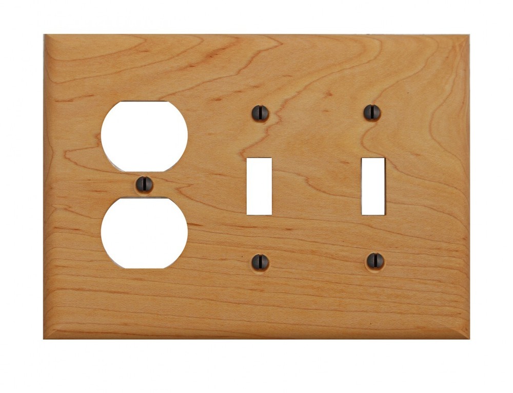 Renovators Supply Toggle Light Switch Wall Plate Hardwood Finish Switchplate