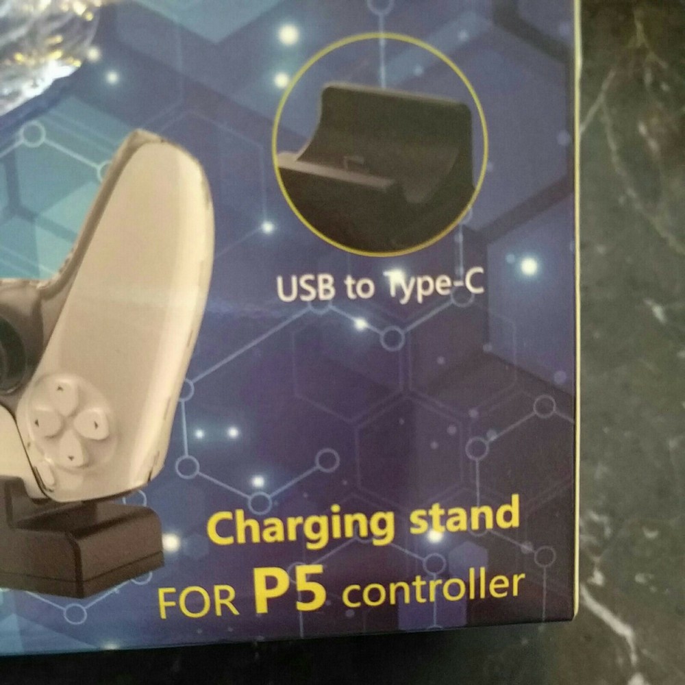 P5 Single Charging Dock Fast Controller Charger Station Stand USB to Type-C