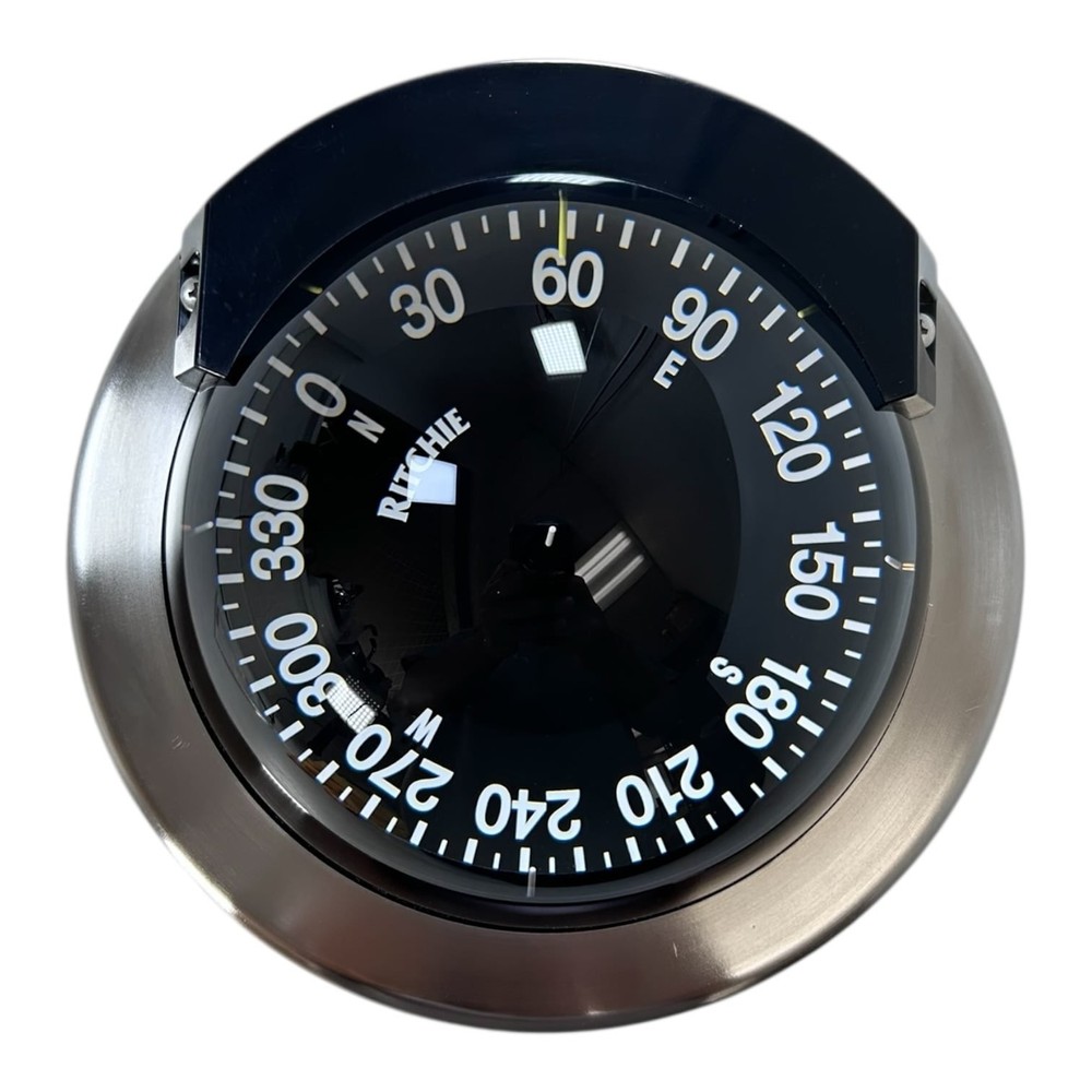 Ritchie SP-5C, Globemaster Deck / Binnacle Mounted Compass, Stainless