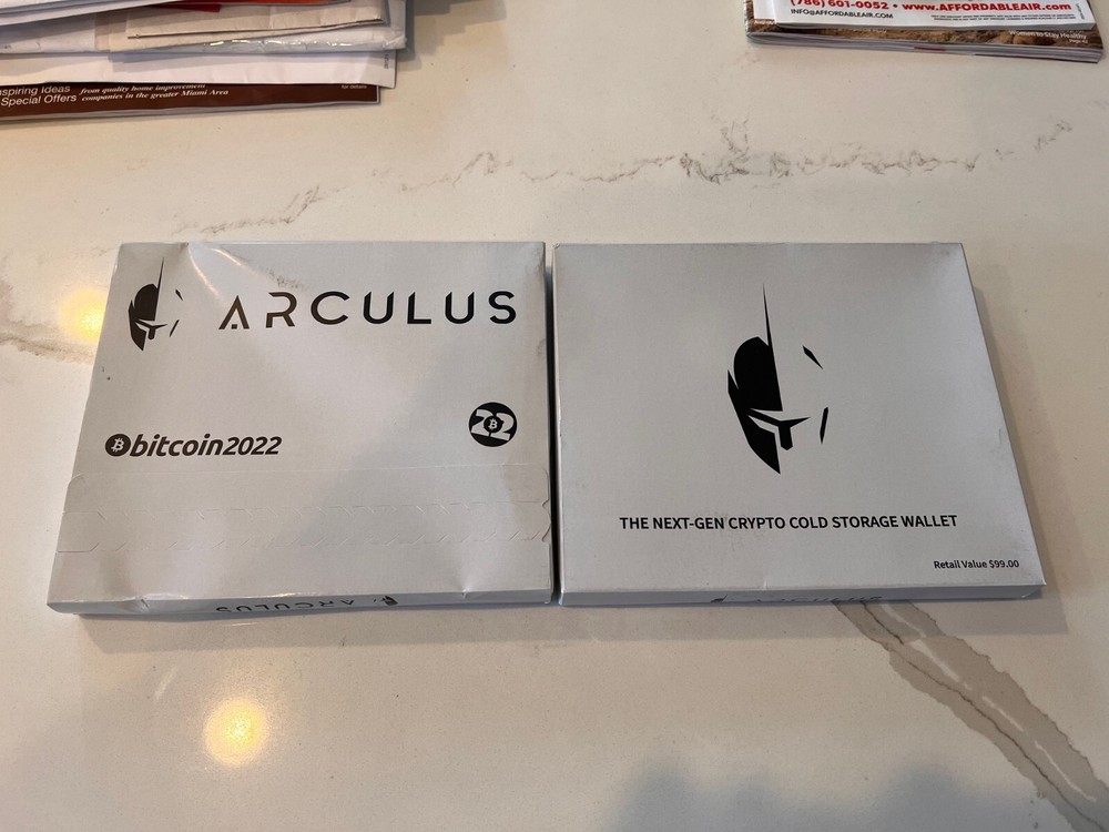 Arculus Cold Storage Wallet Miami Bitcoin 2022 Conference Edition New/Open)
