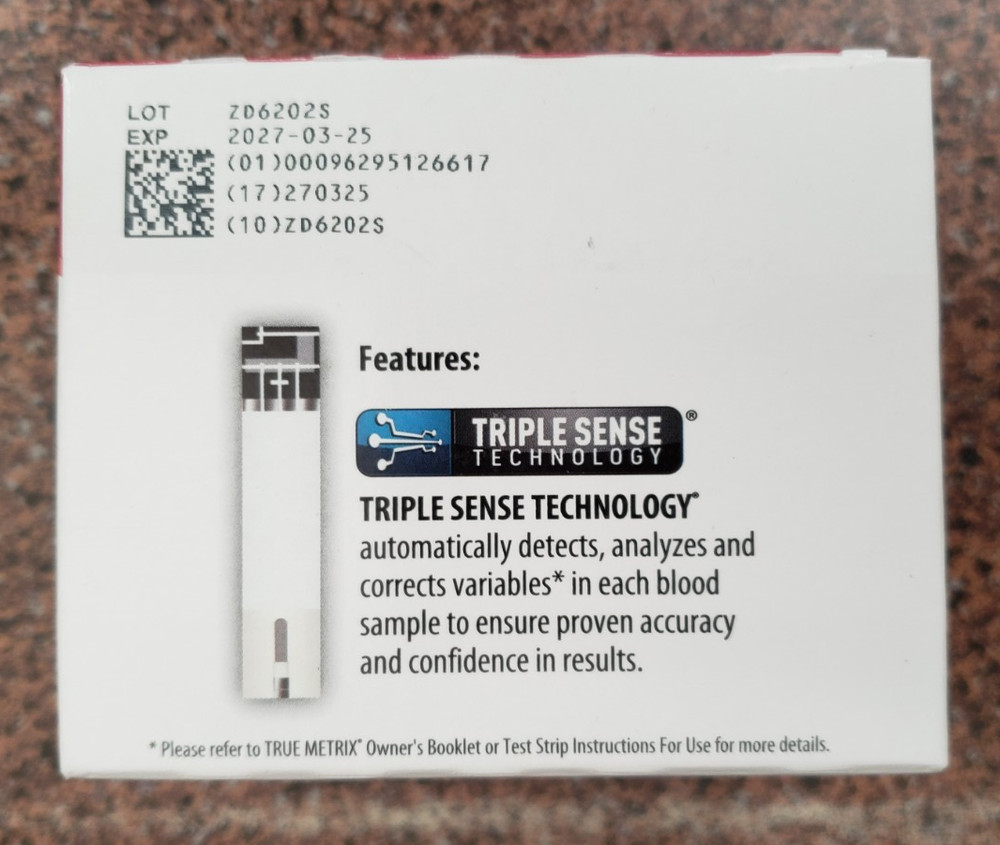 100 True Metrix Test Strips NIB  Exp 03/2027 or later