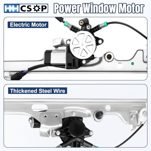 Front Left Driver Side Power Window Regulator w/Motor for Front Driver Side