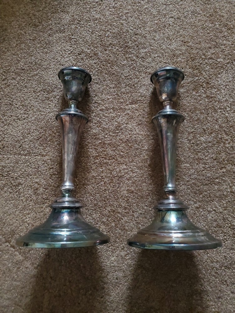 Gorham Silverplated Weighted YC3030 Candle Stick