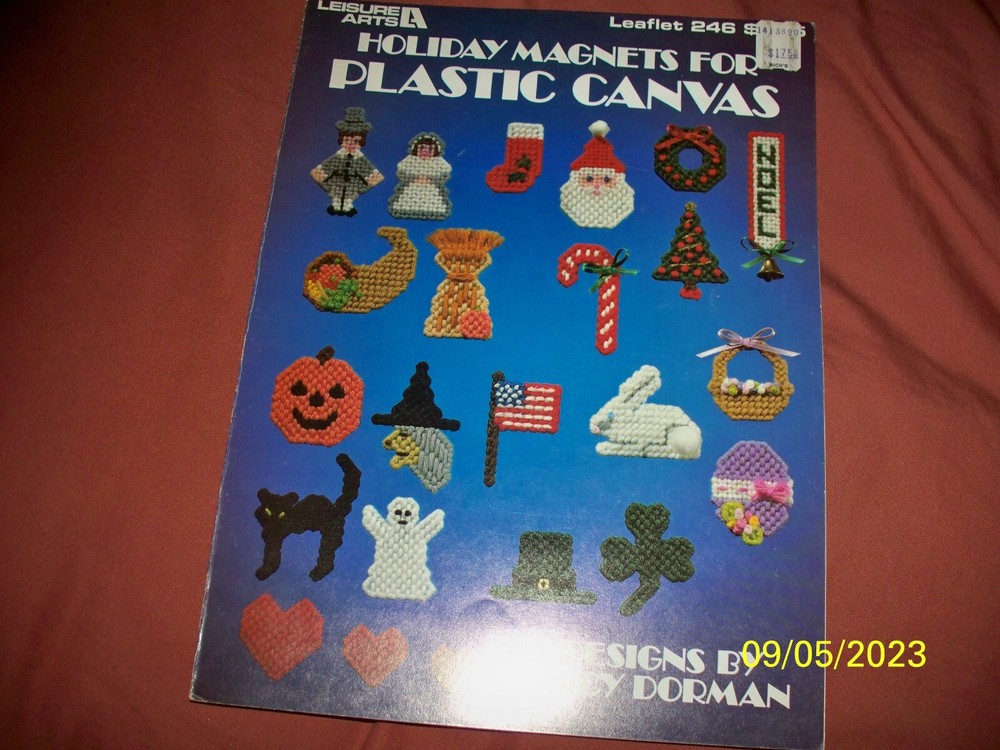 PLASTIC CANVAS PATTERNS ASSORTED VINTAGE - L.A. - U-PICK 1