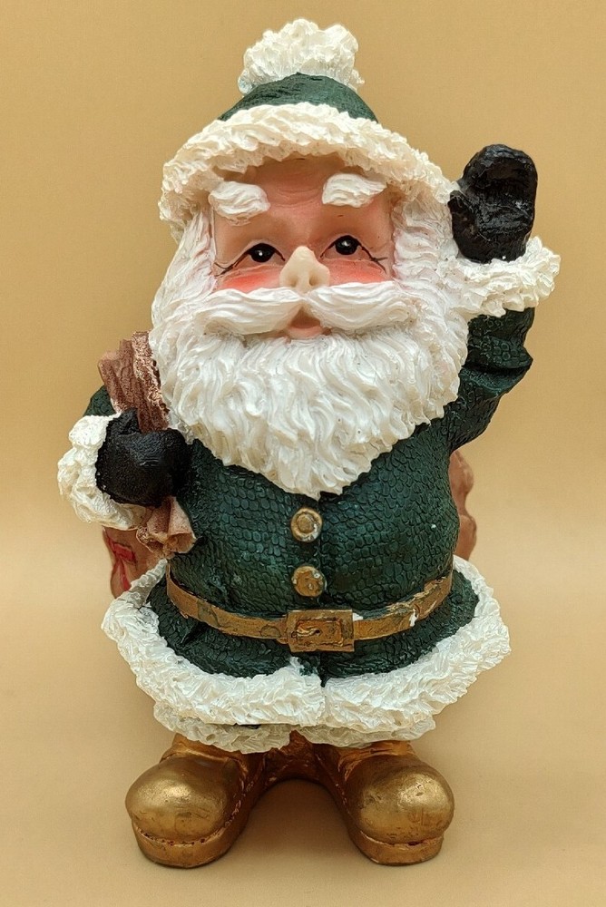 Poly Resin Santa Planter