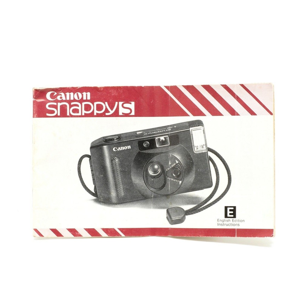 Canon Snappy S Instructions
