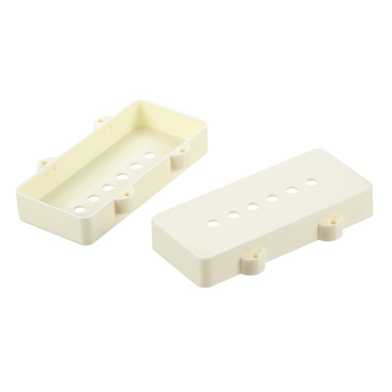 Quality Plastic Guitar Pickup Covers in Aged White Finish for Seamlessly Replace