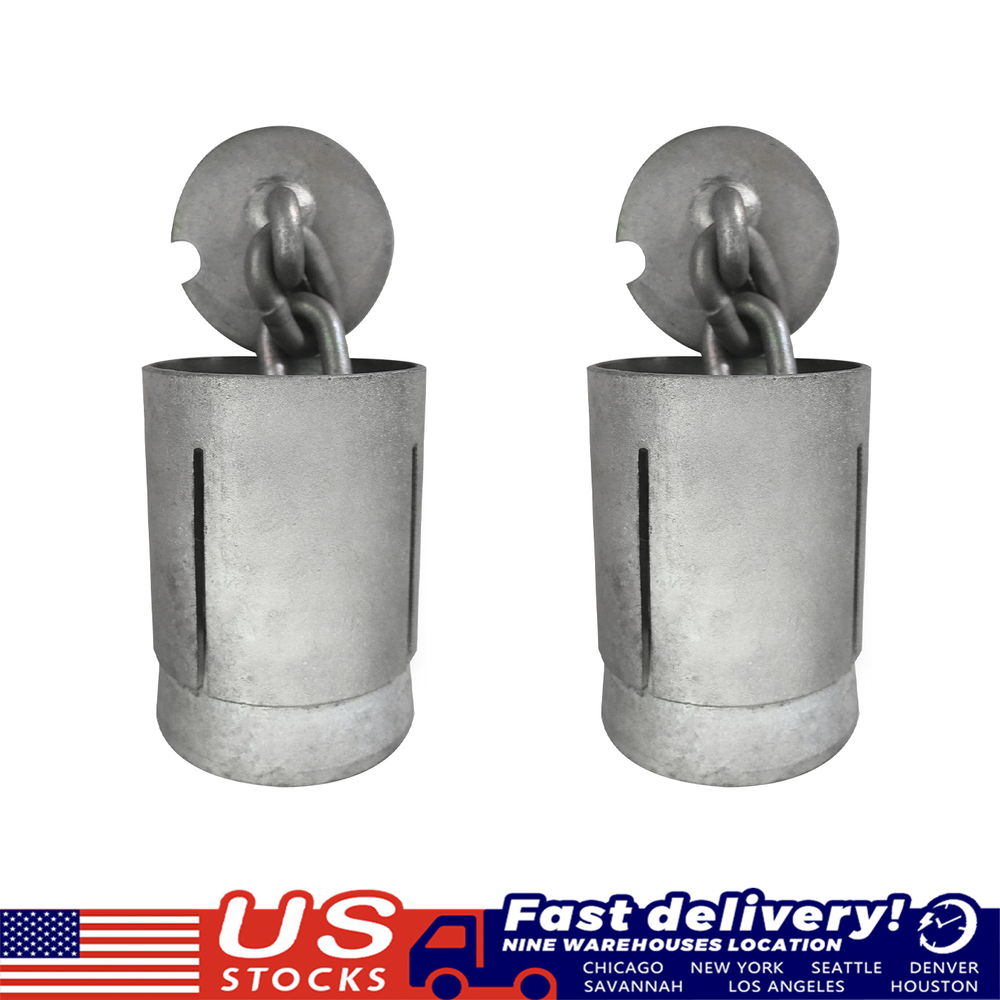 KATOOL 2 Pcs Floor Anchor Pot Auto Frame Machines and Pulling Posts