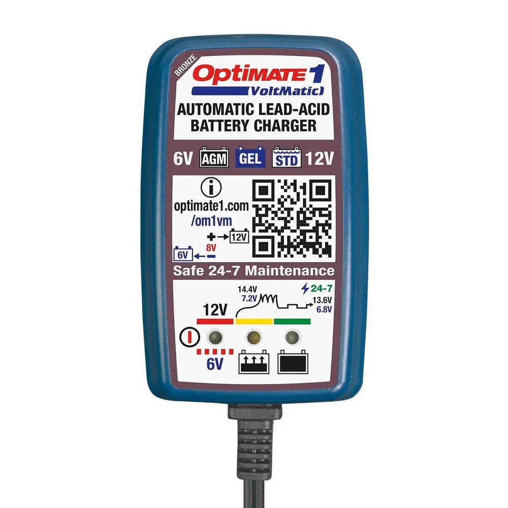 OptiMate 1 VoltMatic Motorcycle Battery Charger