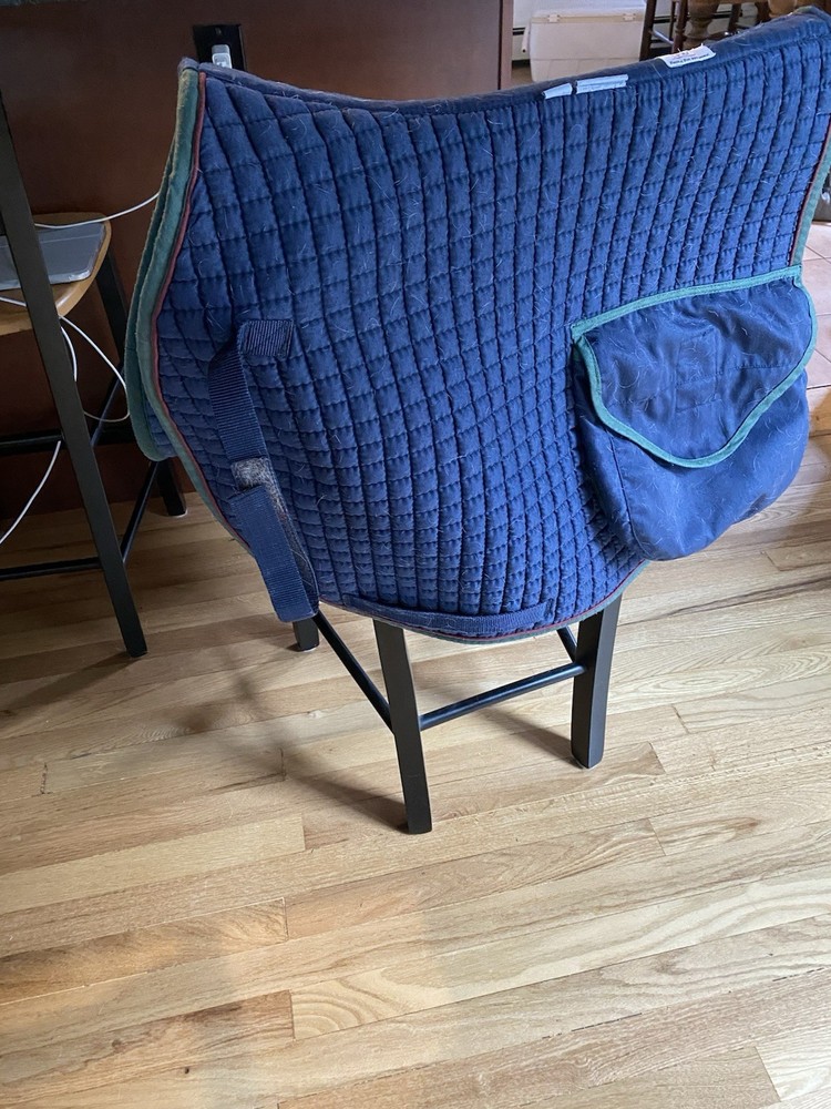 English Saddle Pad Blue For Trail
