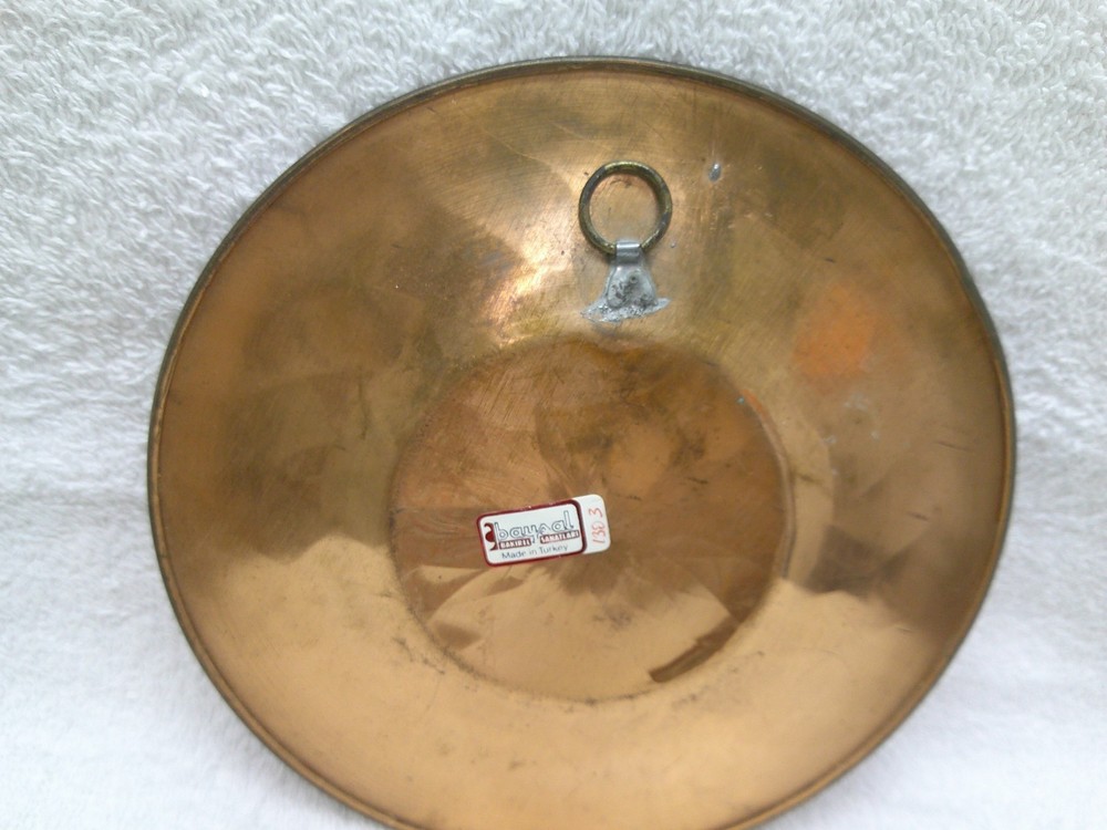 Baysal Etched & Painted Copper Plate