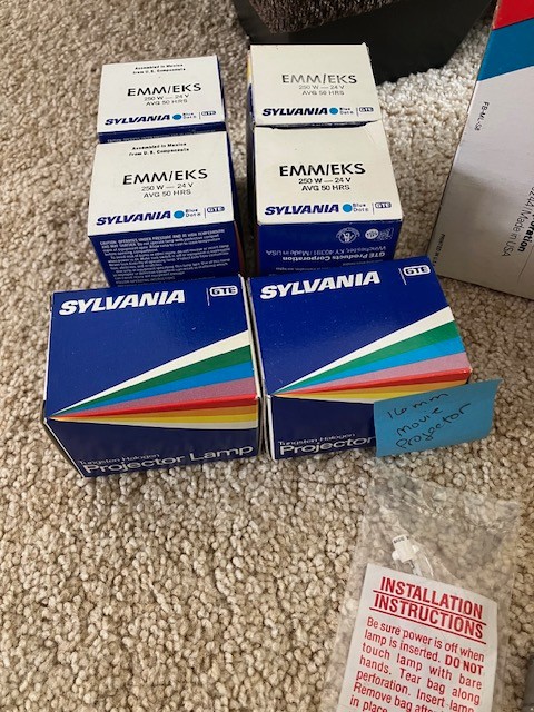 AV Projector Lamp Bulb Bulbs Various Brands Old Stock Open Untested