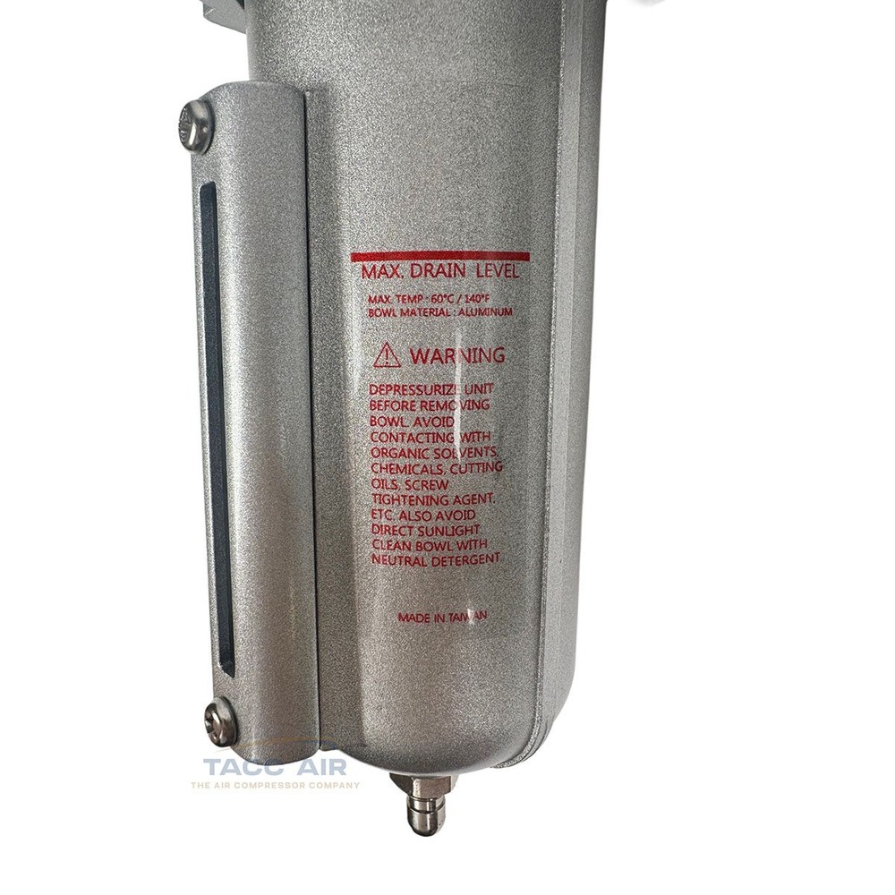 1/2" Compressed Air Compressor Filter Regulator Lubricator Combo FRL System