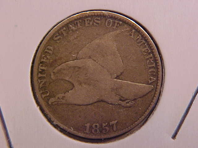 1857 FLYING EAGLE CENT - VG+ - SEE PICS! - (X1215)