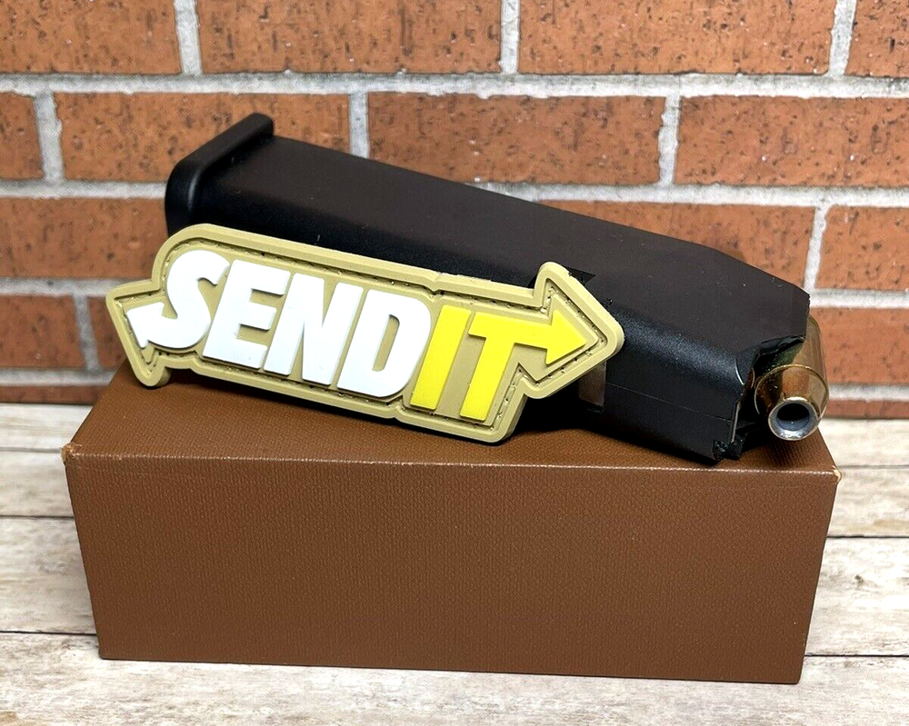 PVC Tactical Morale Patch - Send It Patch, Send It Gun Patch