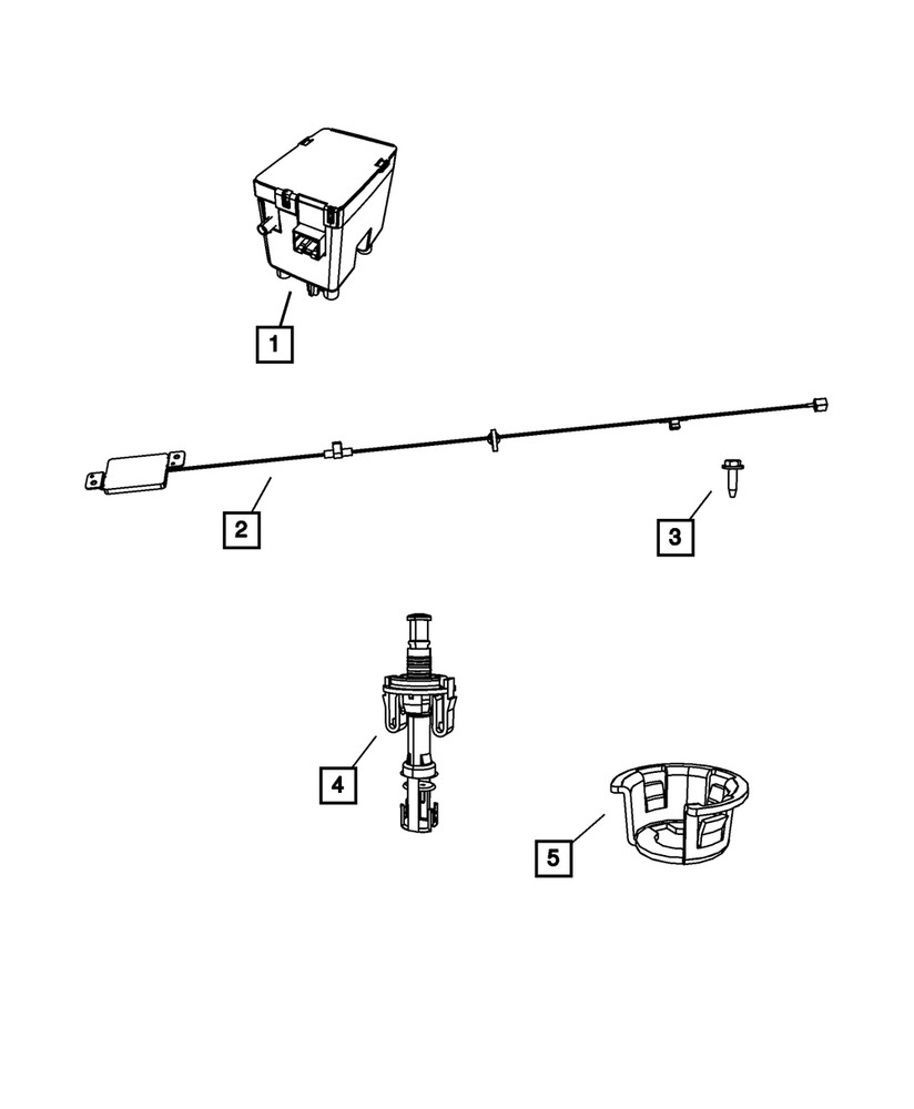 Genuine Mopar Switch Bracket 68050985AA