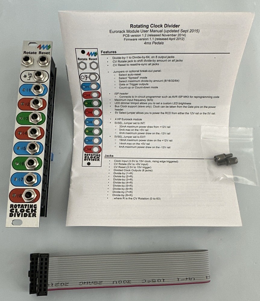 4MS RCD Rotating Clock Divider Eurorack Module