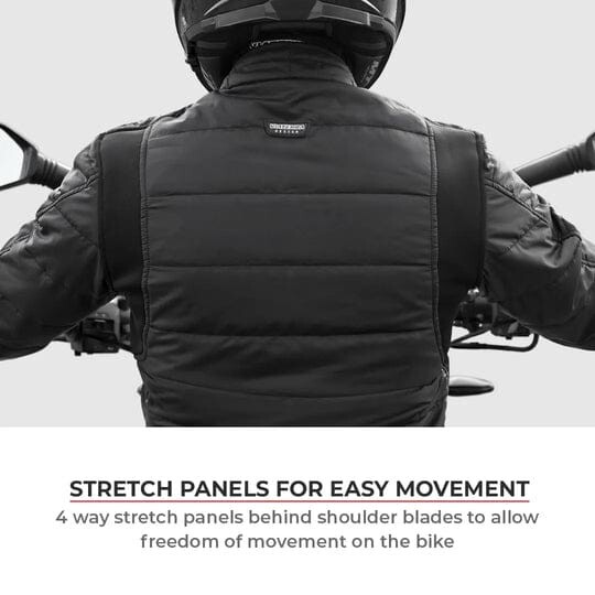FROST - MOTORCYCLE WARM JACKET BLACK
