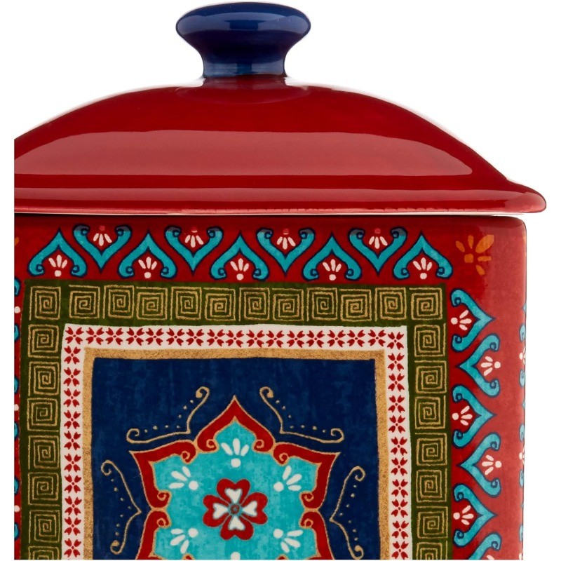 Monterrey 3 Piece Canister Set, Multicolor