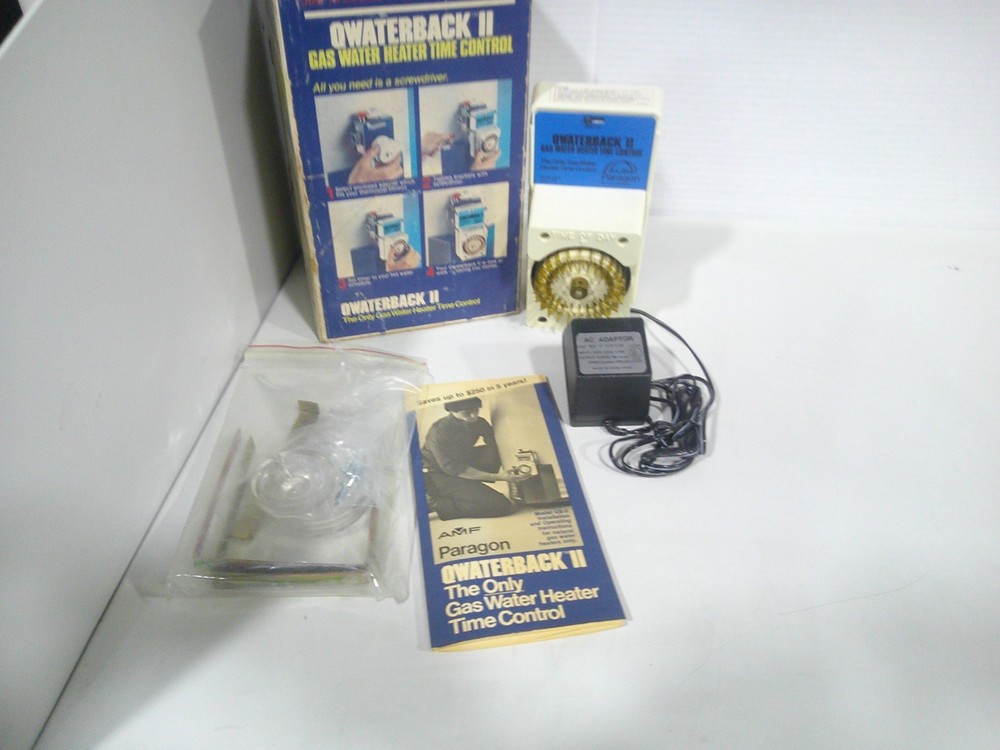 Paragon QWATERBACK II Natural Gas Water Heater Setback Control QB-II 24 hr Dial