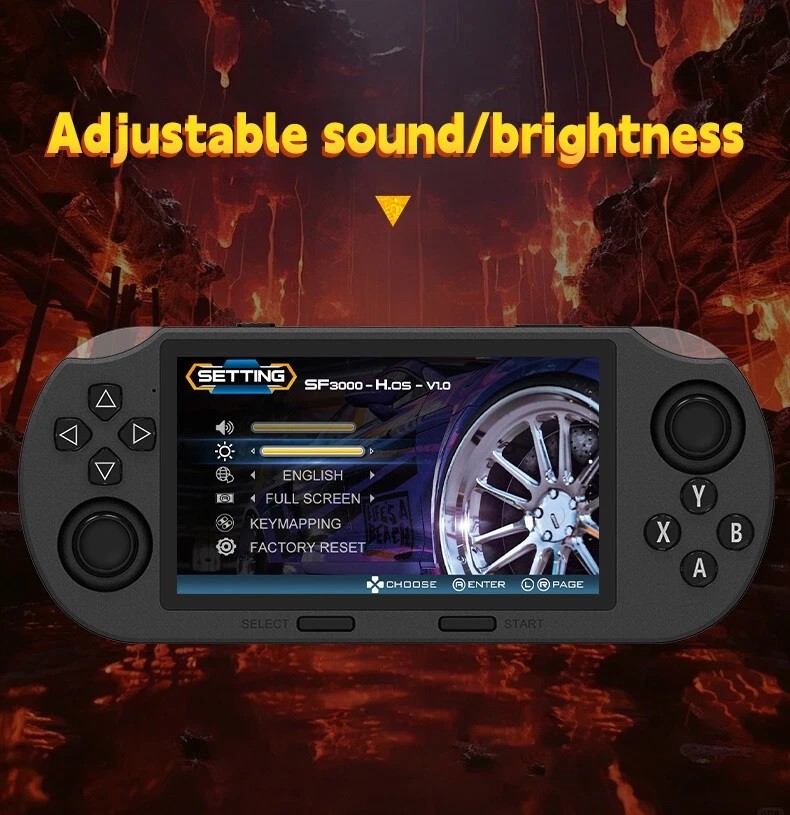 Popular Handheld Retro Gaming Console,Video Emulator Console IPS With 20000 Game