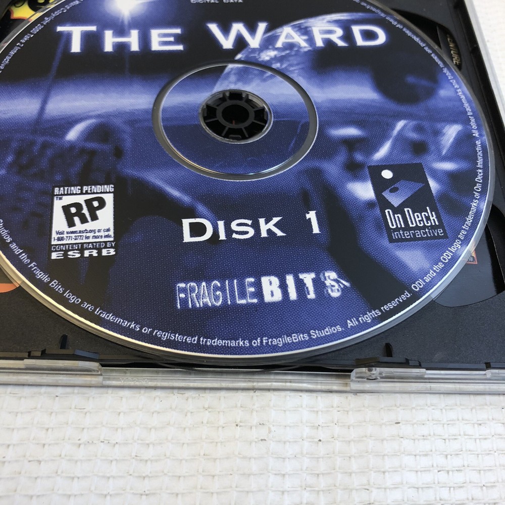 The Ward PC 2000 2 Disc Set CDROM On Deck Fragile Bits Take 2 Interactive XP 98