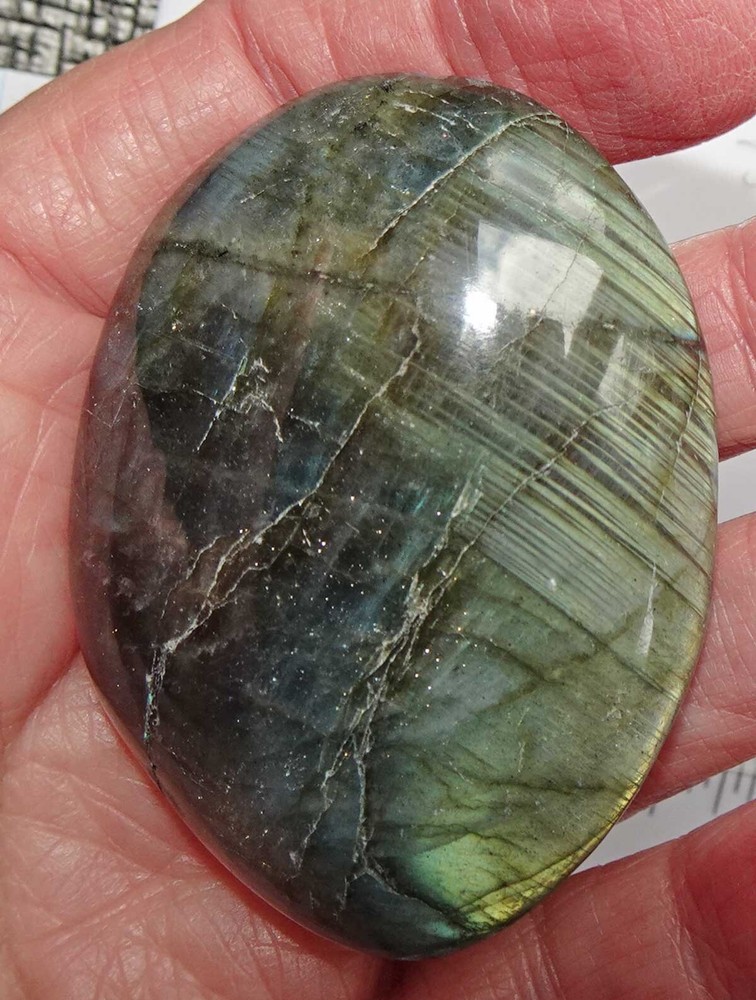 Labradorite Palmstone r712h
